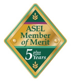 ASEL 5 Plus Years Member of Merit Award